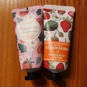Besnel Strawberry Hand Cream Set of 2